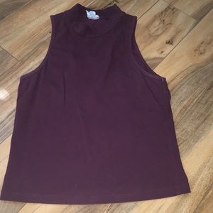 High Neck Crop Top